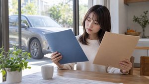 2種類の車両保険の書類を比較