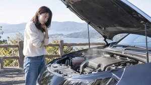 走行後にボンネットを開けてエンジンルームを確認