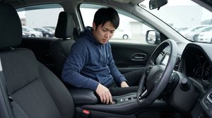 シートヒータースイッチの作動確認