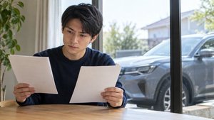車の所有者と保険名義の書類を比較